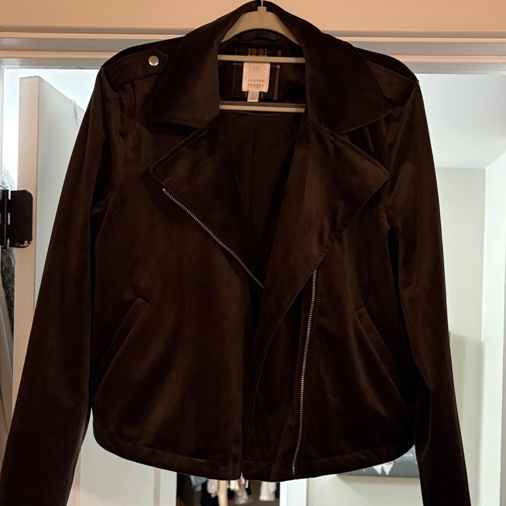 LC Lauren Conrad Black Leather Jacket